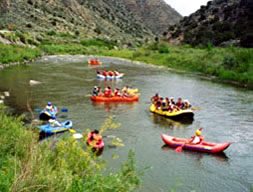 Canoe river float trip